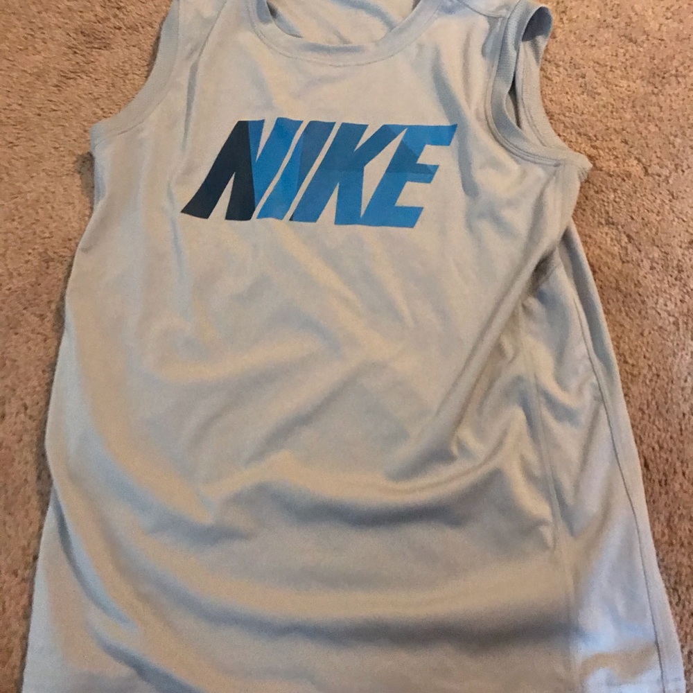 Nike “muscle shirt” no sleeve.
